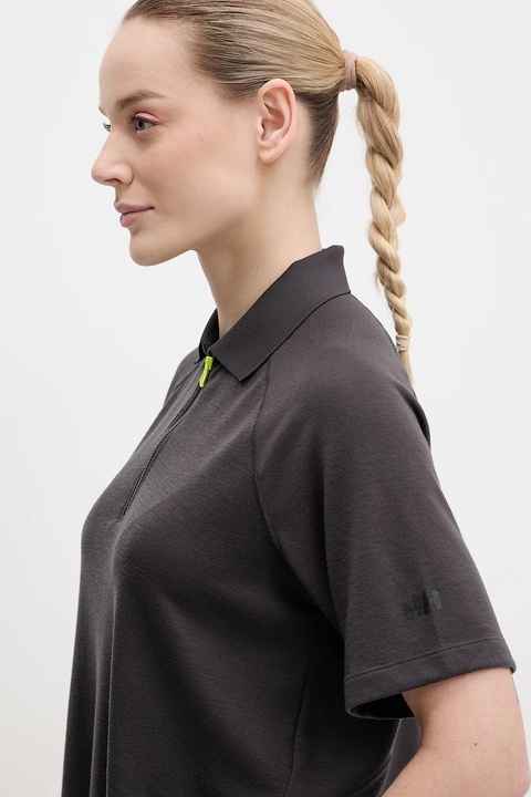Helly Hansen polo INSHORE damski kolor czarny 34481 - zdjęcie produktu nr 1