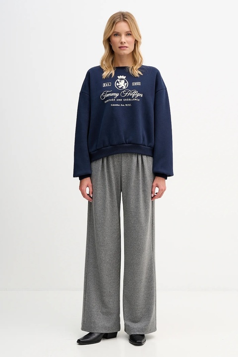 Tommy Hilfiger bluza damska kolor granatowy WW0WW46128 - zdjęcie produktu nr 2