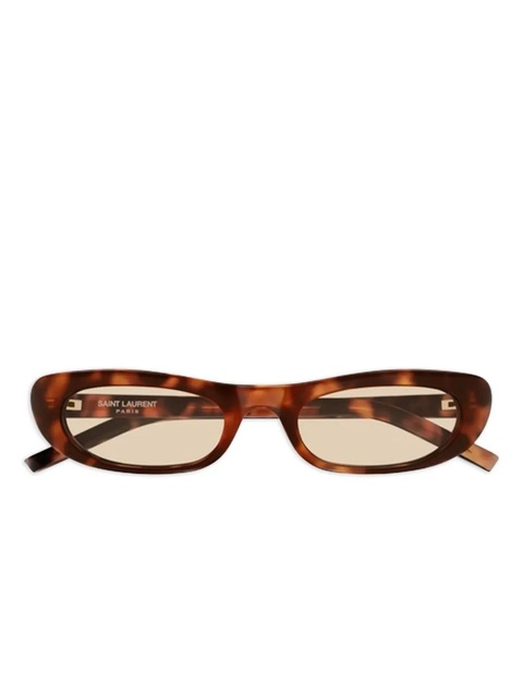 Saint Laurent Eyewear cat eye-frame sunglasses - Brown - zdjęcie produktu nr 1