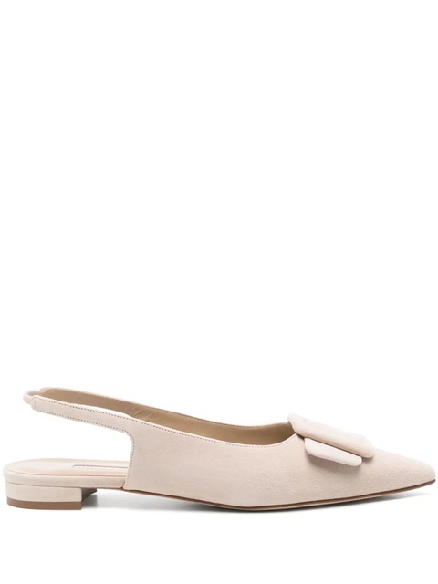 Manolo Blahnik Maylura flat pumps - Neutrals - zdjęcie produktu nr 1