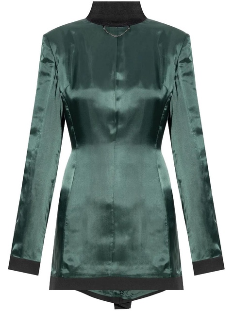 MM6 Maison Margiela inside-out effect blazer - Green - zdjęcie produktu nr 1