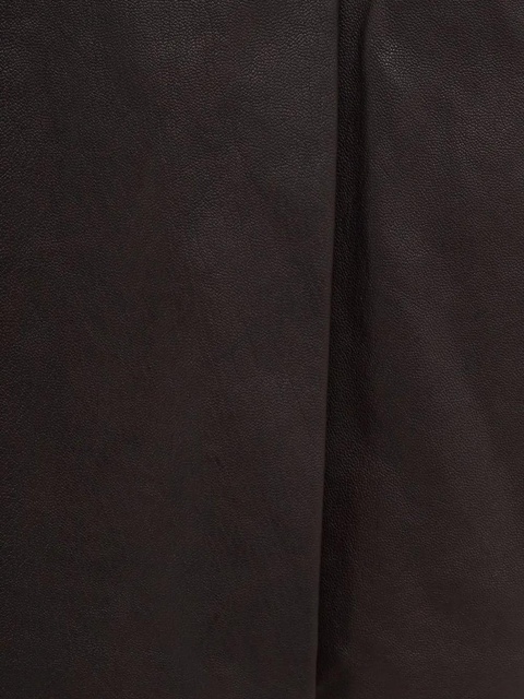 Ferragamo leather mini skirt - Brown - zdjęcie produktu nr 2