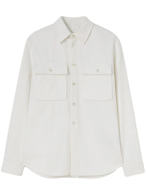 Jil Sander classic-collar cotton shirt - White - zdjęcie produktu nr 1