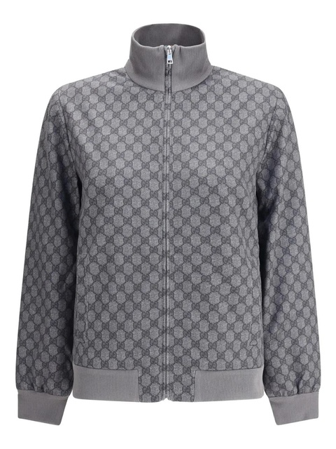 Gucci GG-monogram zip jacket - Grey - zdjęcie produktu nr 1