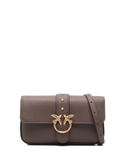 PINKO love birds clasp cross body bag - Brown - zdjęcie produktu nr 1