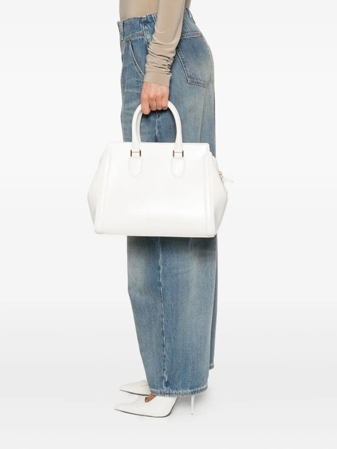 Alexander McQueen Birdee leather tote bag - White - zdjęcie produktu nr 1