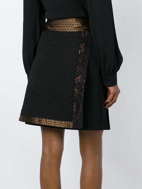 ETRO jacquard wrap skirt - Black - zdjęcie produktu nr 2