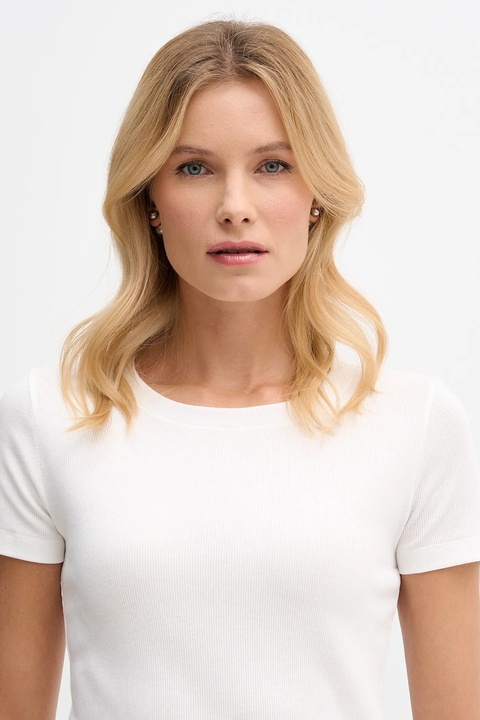 Tommy Hilfiger t-shirt damski kolor biały UW0UW06067 - zdjęcie produktu nr 2