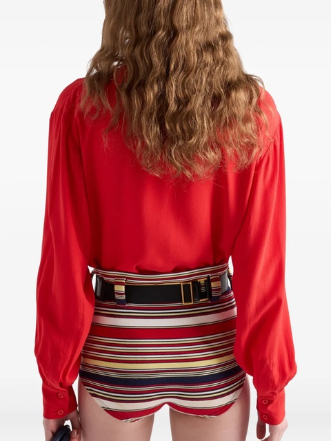 Prada Marocain shirt - Red - zdjęcie produktu nr 2