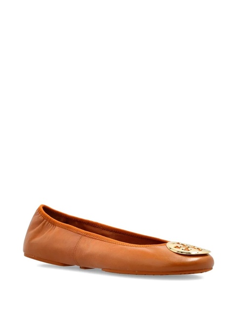 Tory Burch leather logo-detail pumps - Brown - zdjęcie produktu nr 2