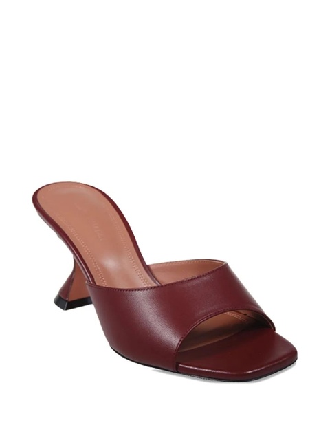 Amina Muaddi 70mm Lupita square-toe sandals - Brown - zdjęcie produktu nr 2