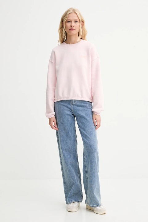 American Vintage bluza damska kolor różowy z nadrukiem IZU03A - zdjęcie produktu nr 2