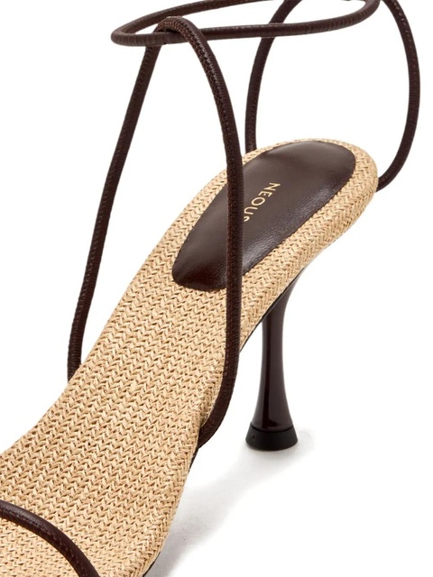 NEOUS 80mm Nenque strappy sandals - Neutrals - zdjęcie produktu nr 2
