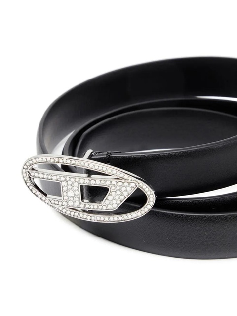 Diesel B-1DR crystal-embellished belt - Black - zdjęcie produktu nr 2