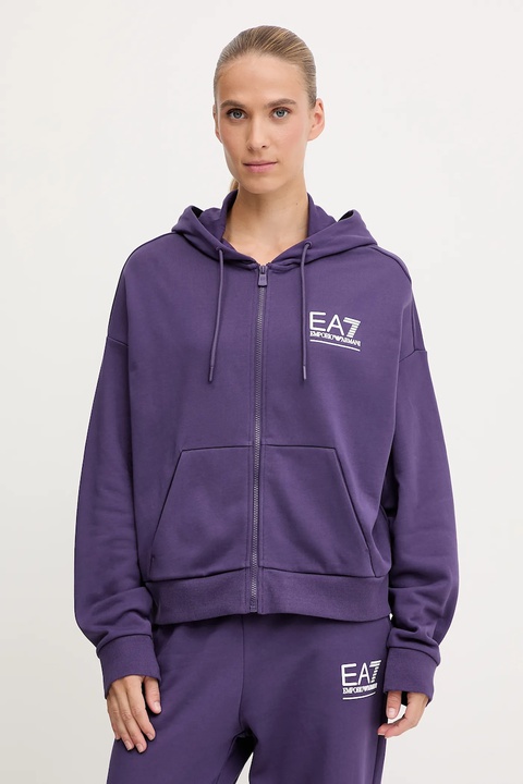 EA7 Emporio Armani dres damski kolor fioletowy AF12473.7W000420 - zdjęcie produktu nr 1