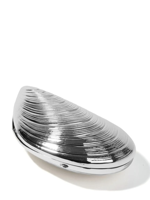 Simkhai Bridget shell-shapped clutch - Silver - zdjęcie produktu nr 1
