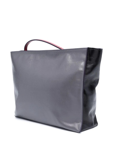 Marni colourblock logo-print clutch - Black - zdjęcie produktu nr 2