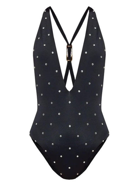 Versace crystal-embellished swimsuit - Black - zdjęcie produktu nr 1