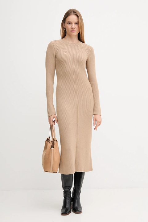 Barbour sukienka bawełniana ANASTASIA kolor zielony maxi rozkloszowana LDR0936 - zdjęcie produktu nr 2