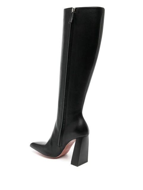 Amina Muaddi Marine 95mm knee-length boots - Black - zdjęcie produktu nr 2