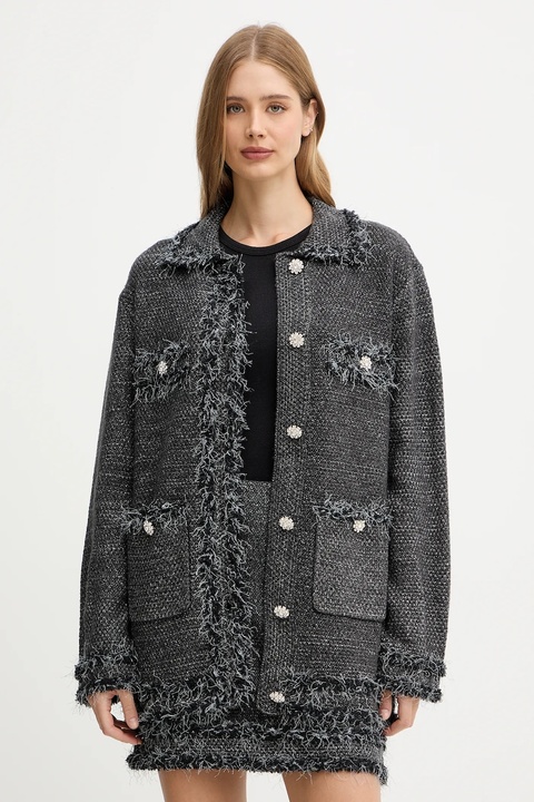 Blugirl Blumarine kardigan damski kolor czarny ciepły RF5228.MA950 - zdjęcie produktu nr 1