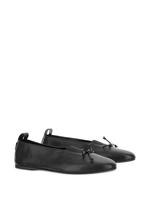 Miu Miu Élan bow-detail ballet flats - Black - zdjęcie produktu nr 1