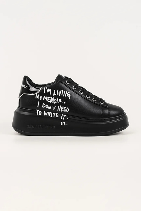 Karl Lagerfeld sneakersy skórzane ANAKAPRI damskie kolor czarny KL63512 - zdjęcie produktu nr 1