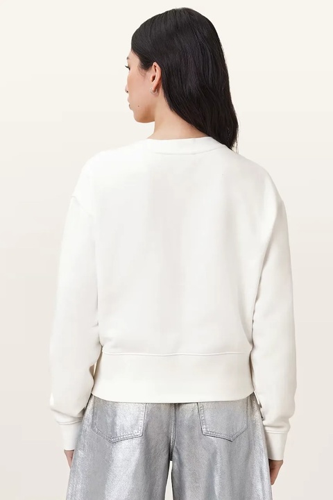 AllSaints bluza bawełniana SEPARO damska kolor biały z aplikacją W215JC - zdjęcie produktu nr 1