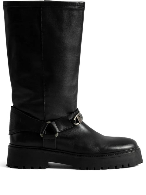 Zadig&Voltaire Angie buckle-strap boots - Black - zdjęcie produktu nr 1