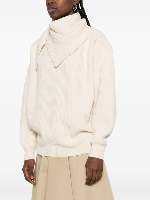 Nanushka turtleneck foldback-detail sweater - Neutrals - zdjęcie produktu nr 2