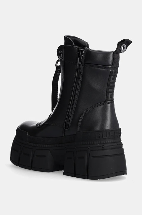 Buffalo workery Gospher Zip Boot damskie kolor czarny na platformie ocieplone 1622350-BLK - zdjęcie produktu nr 1