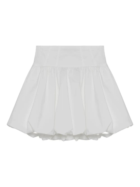 Simkhai Pippa bubble-hem mini skirt - White - zdjęcie produktu nr 1