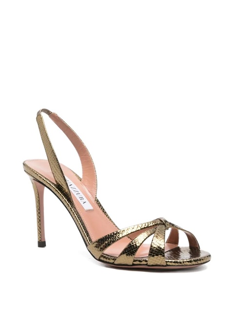 Aquazzura 85mm Tati slingback sandals - Green - zdjęcie produktu nr 2