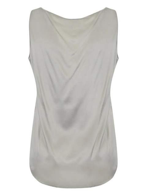 Max Mara scoop-neck top - Grey - zdjęcie produktu nr 2