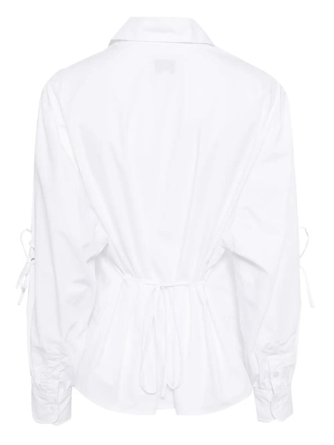 ALOHAS Sugar lace-up shirt - White - zdjęcie produktu nr 2