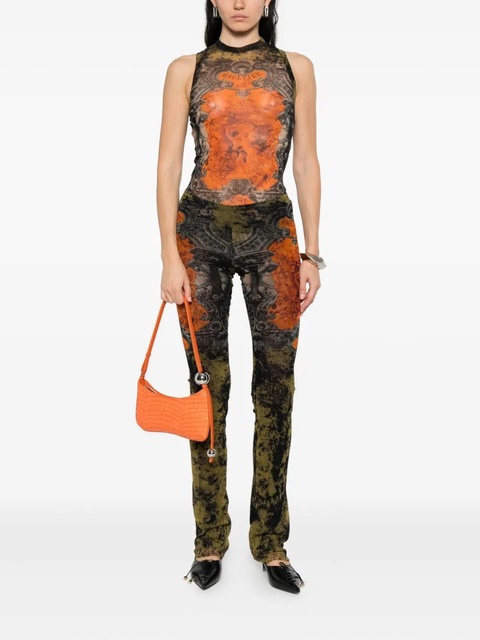 Jean Paul Gaultier printed sleeveless top - Black - zdjęcie produktu nr 2