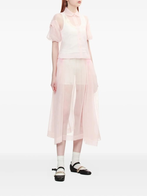 Simone Rocha pearl-chain-embellished tank top - White - zdjęcie produktu nr 1