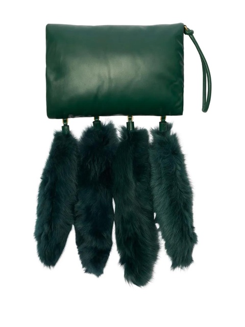 Burberry muff sleeve bag - Green - zdjęcie produktu nr 2