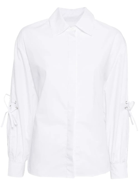 ALOHAS Sugar lace-up shirt - White - zdjęcie produktu nr 1