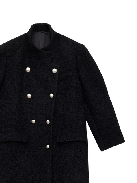 ISABEL MARANT Giusa double-breasted coat - Black - zdjęcie produktu nr 1