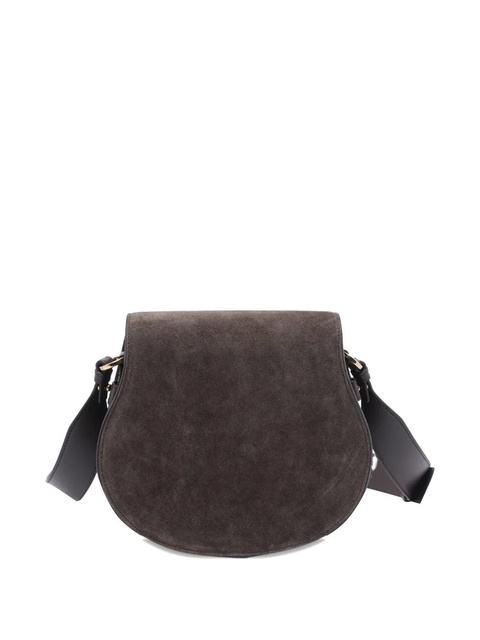Chloé Marcie suede cross body bag - Brown - zdjęcie produktu nr 2
