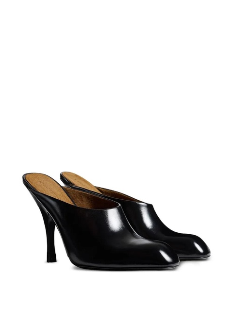 KHAITE 100mm Colt leather mules - Black - zdjęcie produktu nr 2
