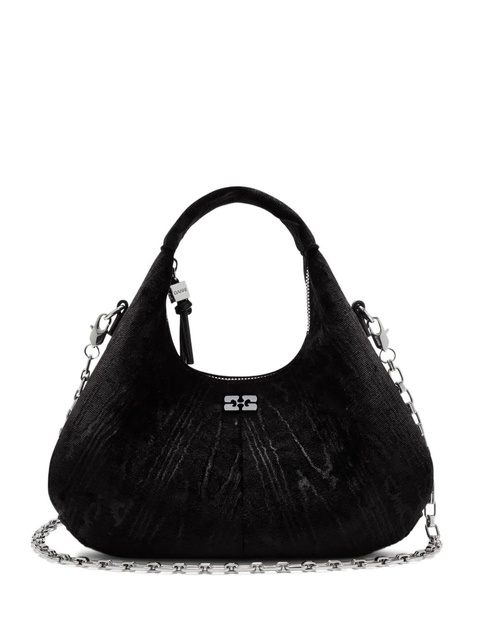 GANNI logo-detail chain tote bag - Black - zdjęcie produktu nr 1