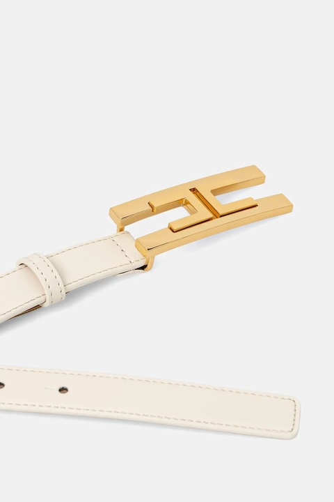 Elisabetta Franchi pasek damski kolor beżowy CT72S57E2 - zdjęcie produktu nr 2