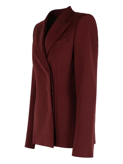 Sportmax peak-lapels blazer - Red - zdjęcie produktu nr 2