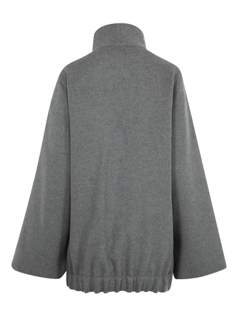 KHAITE Garret high-neck zip-front jacket - Grey - zdjęcie produktu nr 2