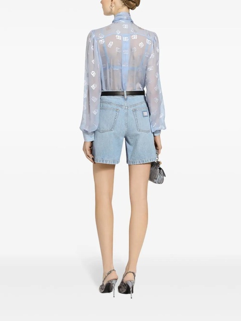 Dolce & Gabbana denim bermuda shorts - Blue - zdjęcie produktu nr 1