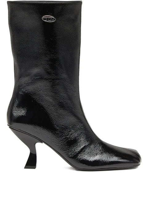 Diesel 75mm D-Amber square-toe sculptural-heel boots - Black - zdjęcie produktu nr 1