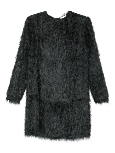 Alysi textured-finish long-sleeved dress - Black - zdjęcie produktu nr 1