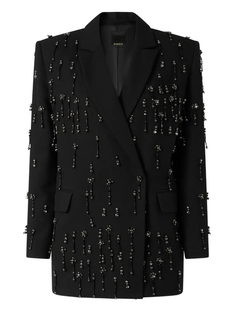 PINKO Pallauovo double-breasted blazer - Black - zdjęcie produktu nr 1